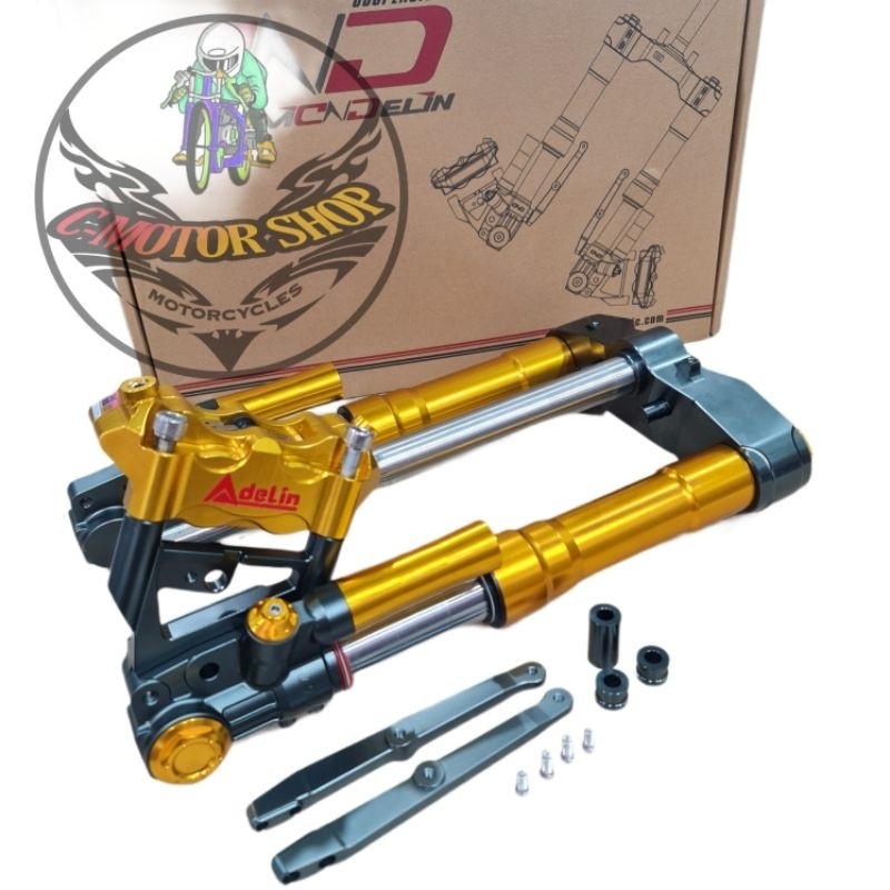 SHOCK DEPAN USD UPSIDE DOWN SHOCK UPSIDE DOWN NMAX OLD NMAX NEW MERK DELKEVIC 100% ORIGINAL