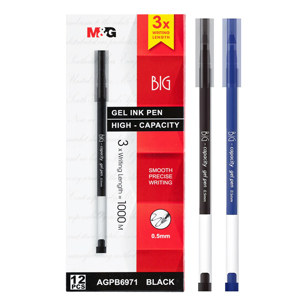 

Ballpoint Gel Pena Gel Ink 0.5mm M&G AGPB6971 High Capacity Gel Pen