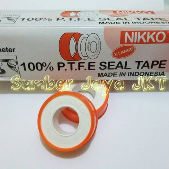 

Seal Tape SealTape Isolasi Pipa Nikko Terbaik 10 meter STOK BARU