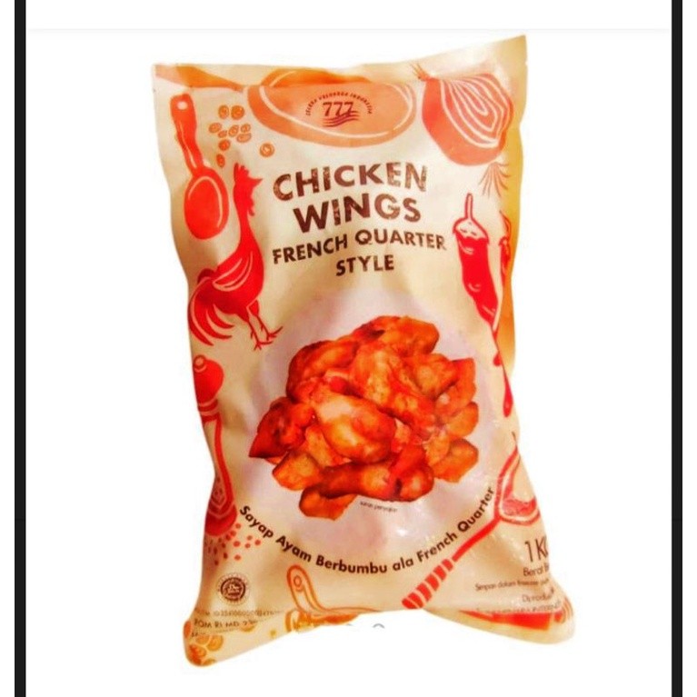 Chicken Wings French Quarter Style -Chicken Wings berkualitas utk HORECA-