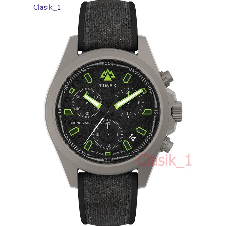 Original 100% Jam Tangan Pria TIMEX TW2V96300 Expedition North Chrono