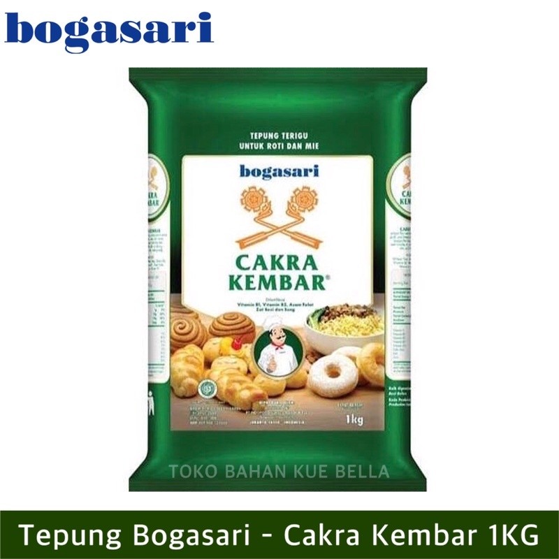 

Bogasari CAKRA KEMBAR 1KG - Tepung Terigu Protein Tinggi