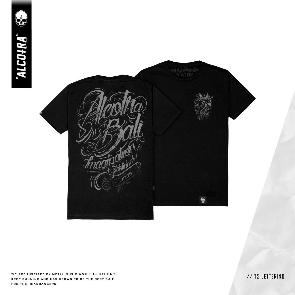 ALCOTRA BALI Original LETTERING // T-SHIRT LETTERING ALCOTRA // KAOS ALCOTRA // ALCOTRA Official Sto