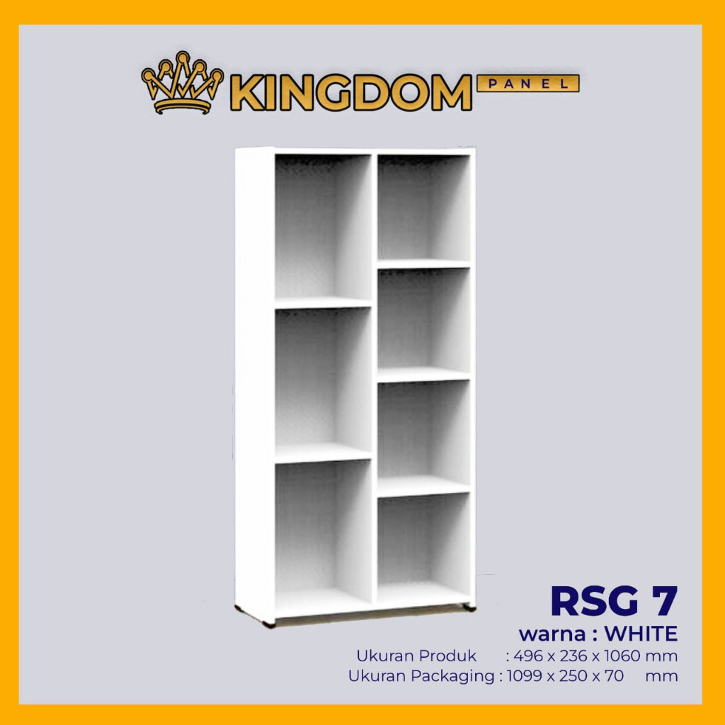 [ MaksQ ]Rak Buku / Rak Serbaguna / Rak 7 Susun