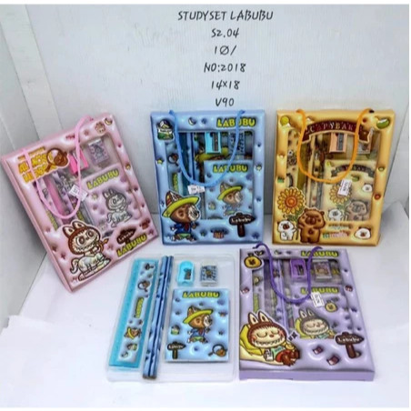 

Butami STUDY SET 107 LABUBU CAPYBARA SANRIO STATIONERY SET SET ALAT TULIS TERMURAHKekinian terbaru murah
