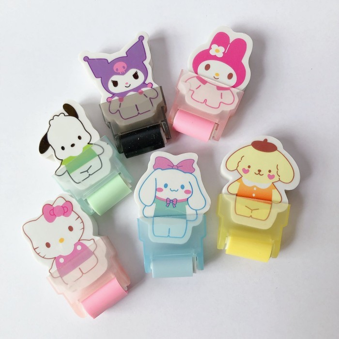 

Roller Eraser Motif Karakter Sanrio Alat Tulis Sekolah Penghapus Model Roller