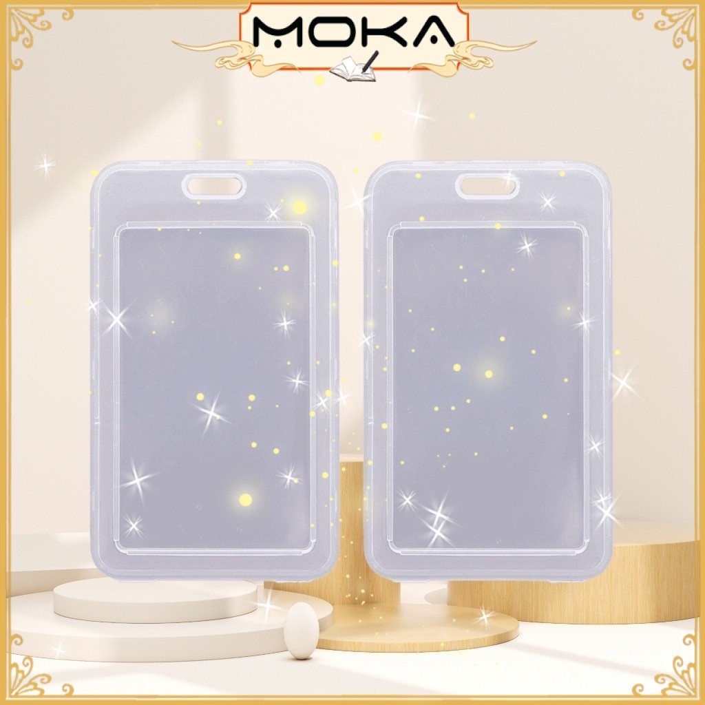

MOKA CARD HOLDER TRANSPARAN / ID CARD PLASTIK TRANSPARAN / NAME TAG CLEAR CARD MKA79