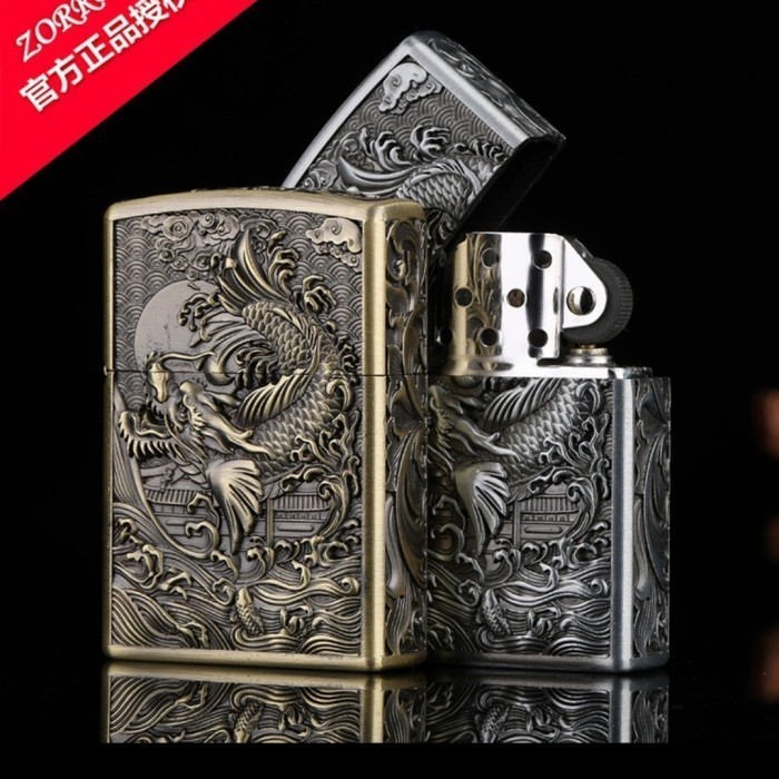 korek api zorro ukir mewah