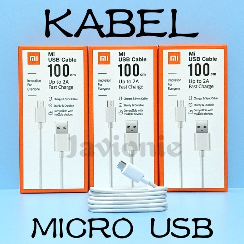 KABEL Data Charger Casan Cas Xiaomi Redmi Note A1 A2 1 2 3 3S 4 4A 4X 5 5A 6 6A 7 7A 9A 9C 10A 12C S