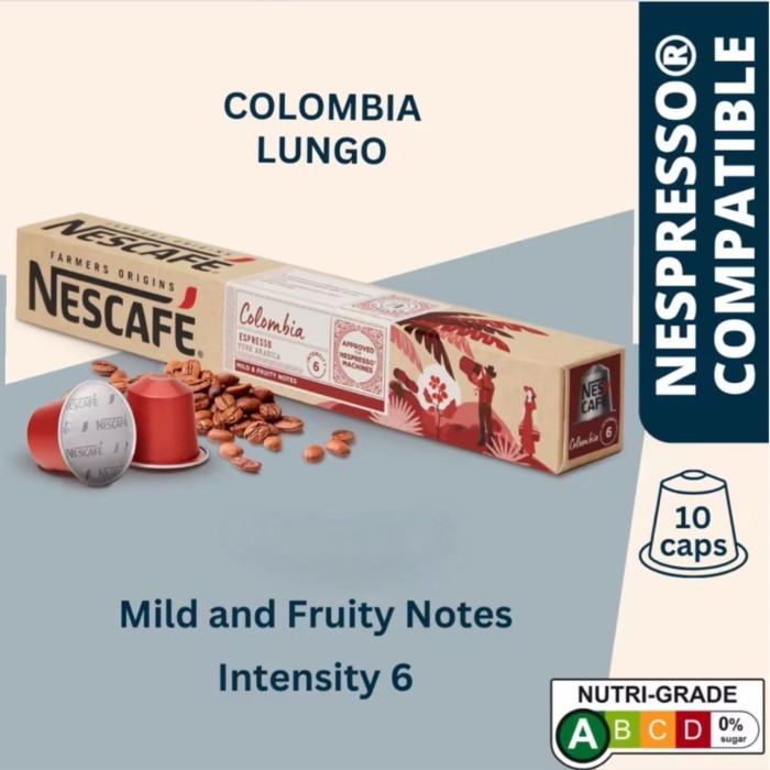 

Nespresso NESCAFE FARMERS ORIGINS Coffee Capsule Kapsul Kopi - Brazil