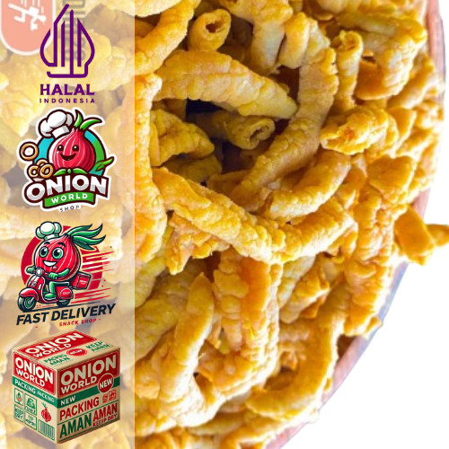 

UWD KERIPIK USUS KEJU 1Kg Keripik Usus Crispy Usus Kering Usus Crispy Kriuk Cemilan Terlaris