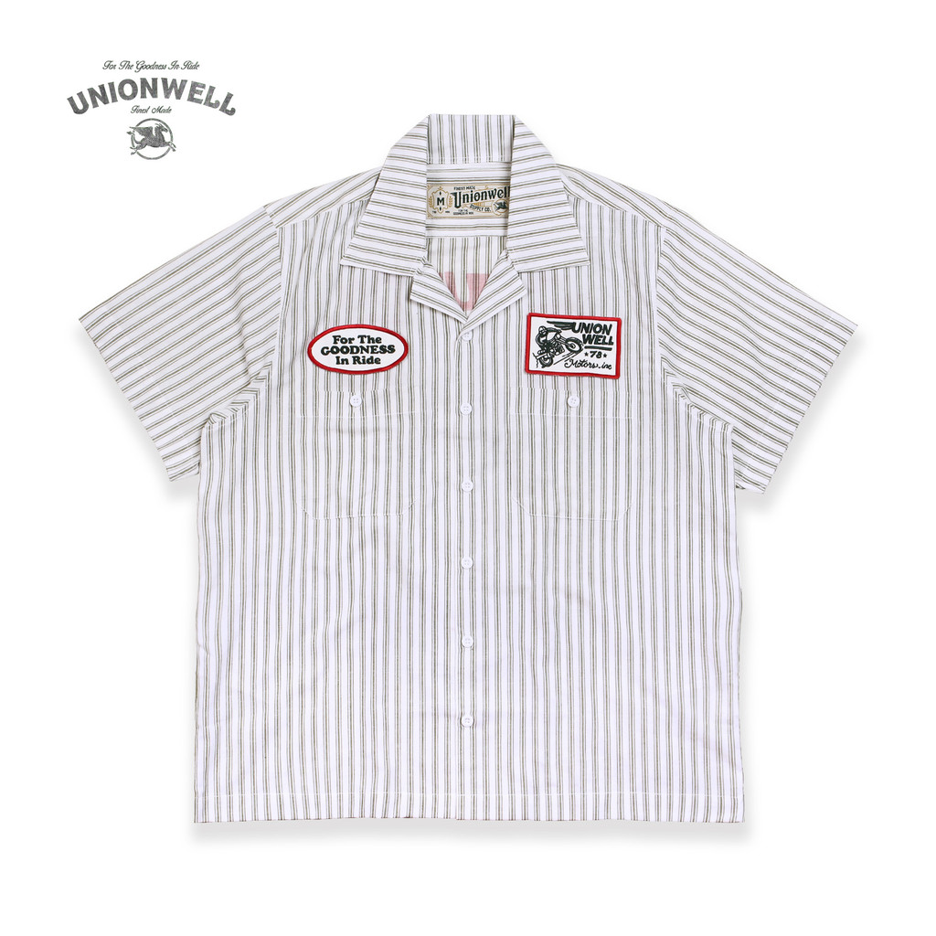 Unionwell Shirt Dirt Stripe Green