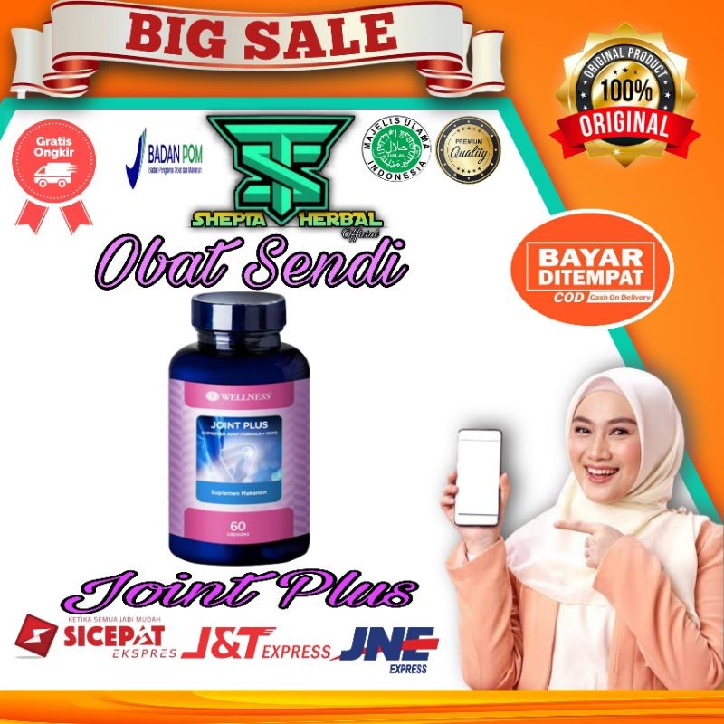 Wellness JOINT PLUS 100% Asli Original improved joint formula glucosamine sulfate