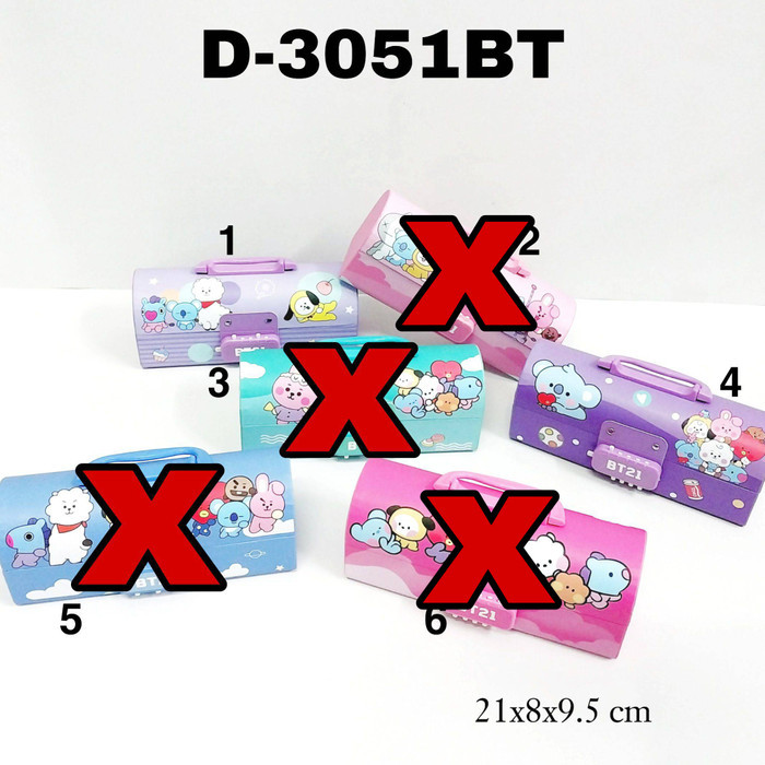

New Collection[PROMO]] GG Kotak Pensil Karton Kode D-3051 / Tempat Pensil / Pencil Case/Tepak - D 3051 bt21, Bebas