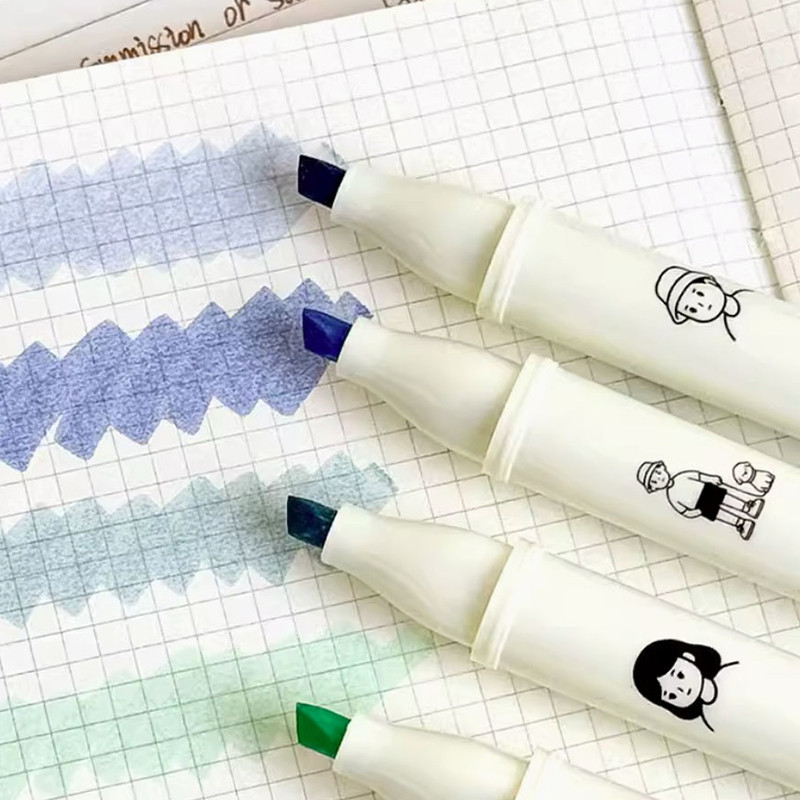

Stabilo Highlighter 4 pcs/set Pastel 1-4 mm/ Kartun Highlighter