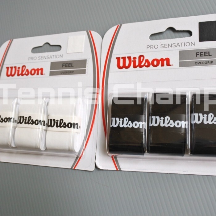 Terlaris  -Grip Tenis Wilson Pro Sensation/Tennis Grip Wilson Pro Sensation Ori - Hitam