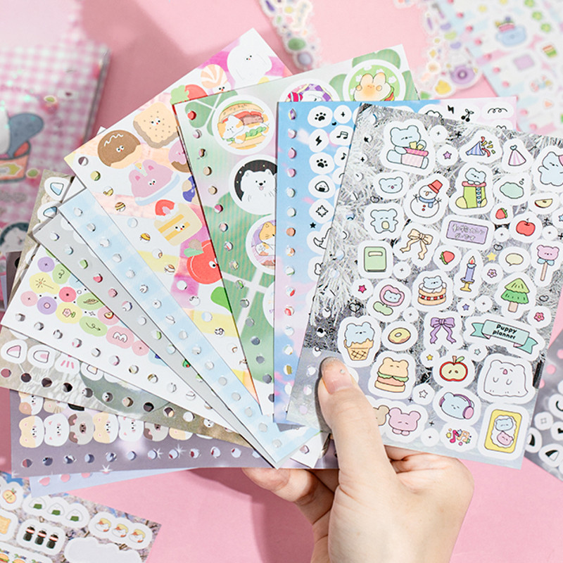 

1Style 30Pcs/bag cut film sticker book DIY handbook bookmark scrapbook photo frame calendar card envelope diary decoration