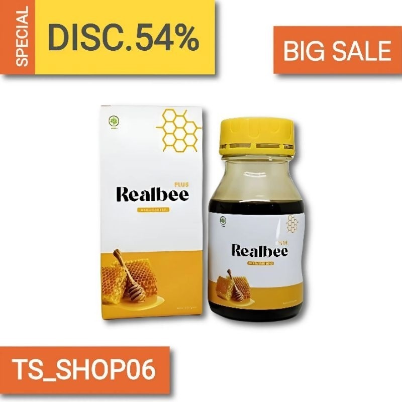 

Realbee kids & plus original 100% bpom 1 botol isi 300g