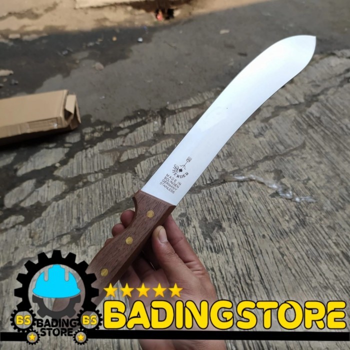 promo  -Pisau Cap Garpu 12 Inch Golok Sembelih Cap Garpu 12 " Butcher Knife