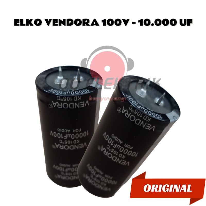 ELKO VENDORA 100V 10.000UF ORIGINAL VENDORA