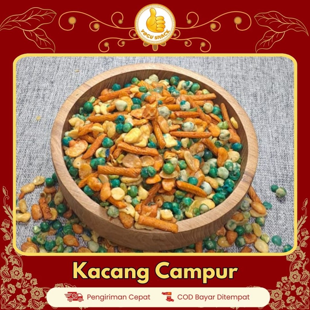 

Kacang Campur Jaipong Aneka Rasa 250gr / 500gr | Mix Kacang Murah