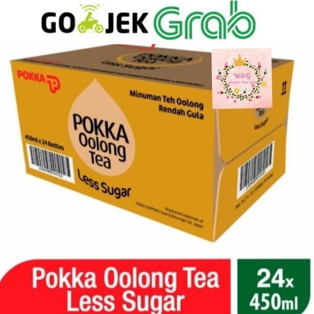 

Pokka oolong tea 450ml less sugar | Pokka oolong tea 450ml 1dus 24 Pcs