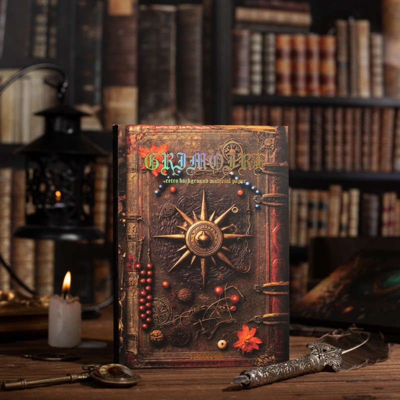 

Mr. Paper 6 Style 30 Pcs/ Pack Light Card Paper Dark Magic Journal Material DIY Decoration Creative Book