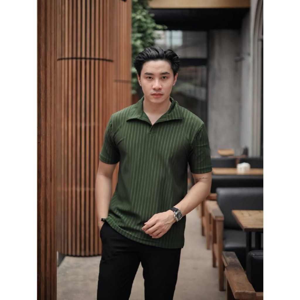BAHAN PREMIUM / Polo Knit Shirt - Kaos Kerah Pria - Kaos Lengan Pendek - Kaos Polo Shirt