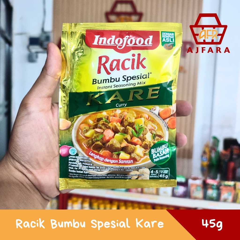 

Racik Bumbu Soto Ayam 45g/Racik Bumbu Spesial Gule Daging 45g/Racik Bumbu Spesial Kare 45g