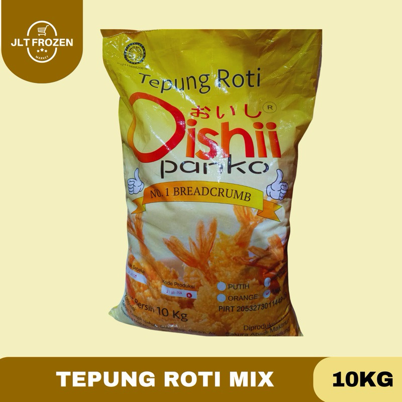 

Oishii Panko / Tepung Roti Mix Breadcrumb / Tepung Panir Mix / Campur - 10kg