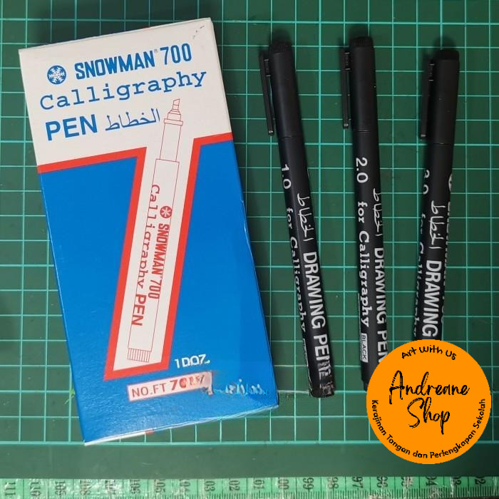 

Snowman 700 Calligraphy Pen | Pulpen Kaligrafi & Drawing Pen | Alat Tulis Seni Tangan