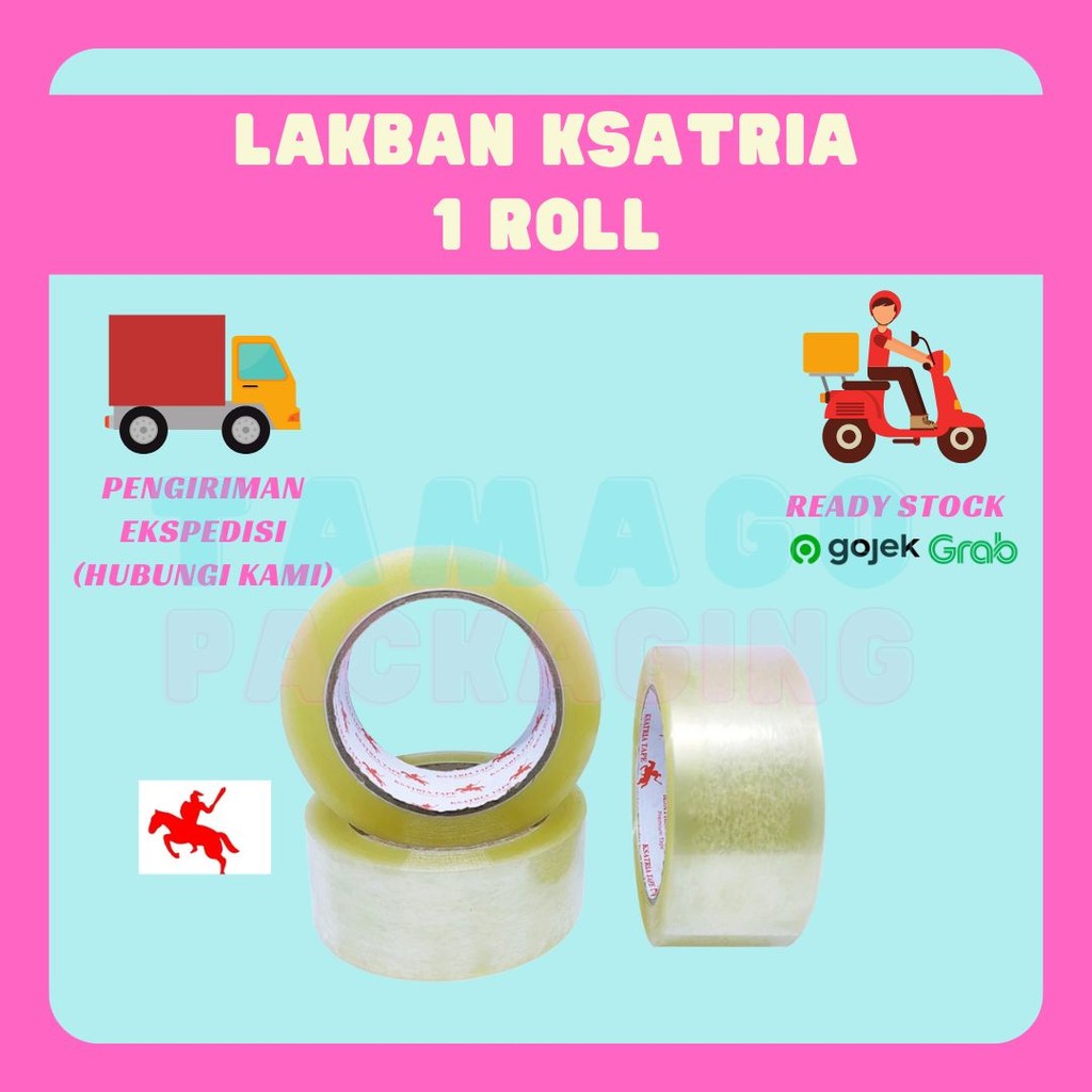 

Lakban OPP Tape / Lakban Bening KSATRIA Tape