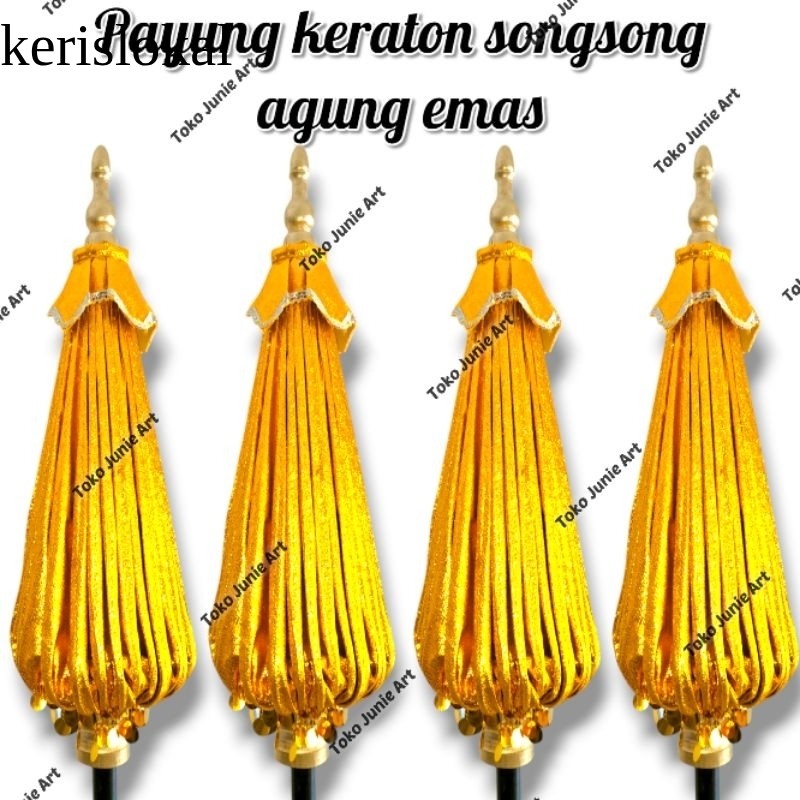 Payung keraton payung dekorasi payung tedung payung jaranan emas kl12