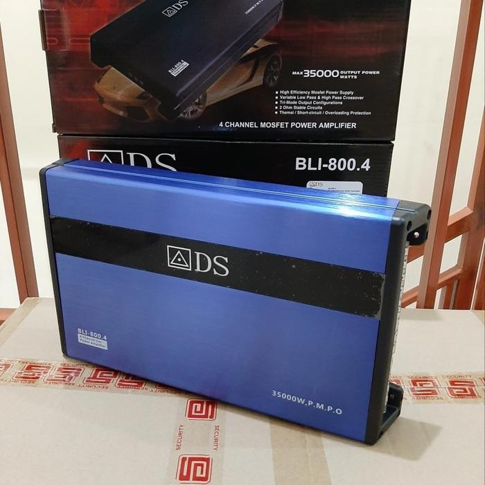 Power ADS 3500O WATTS ADS BLI-800.4 Power 4 Chanel Audio Mobil - Biru best