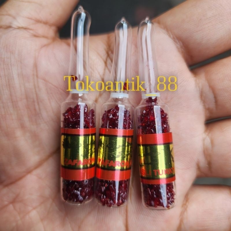 Zafaron jafaron merah kristal lagka original botol ampul NJ7