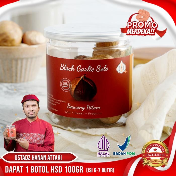 

Black Garlic HSD, Bawang Hitam Premium Garlic Black - Rempah Herbal - Spices - 100 GR
