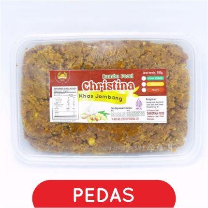 

CHRISTINA BUMBU PECEL Siap Saji 1Kg - Bumbu Pecel Madiun Asli Halal Khas Jombang / Bumbu Kacang / Sambel Kacang / Bumbu Pecel Madiun Baso Botol - Pedas 2608