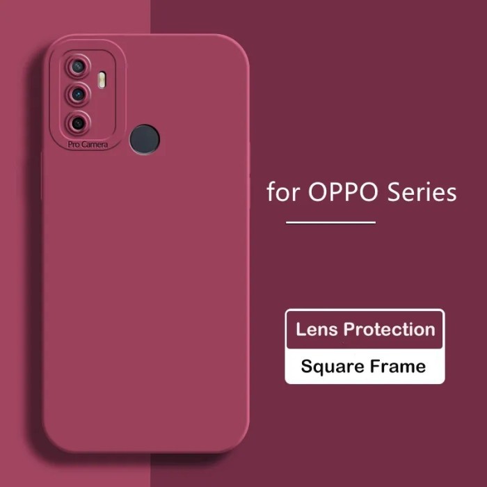 Lens Case OPPO RENO 1 2 2F 3 4 4F 5 5F PRO 6.4 Softcase Polos Casing