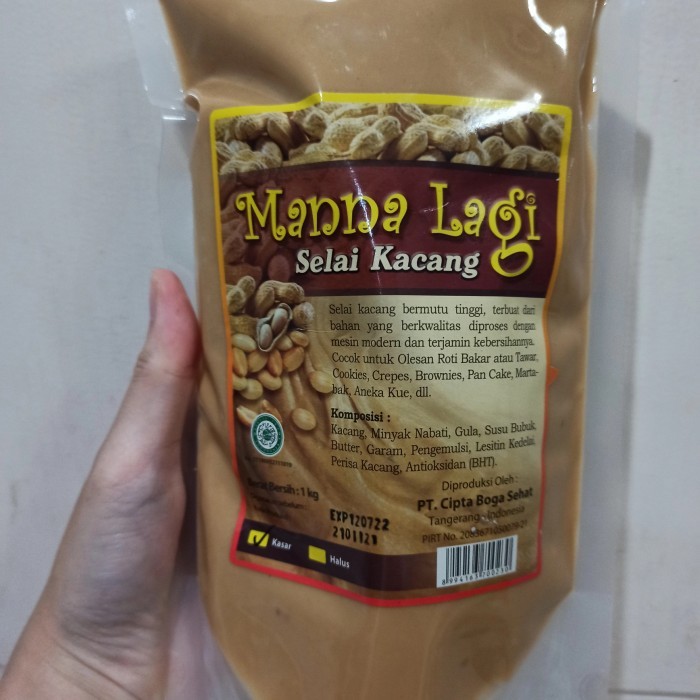 

[New] SELAI KACANG MANNALAGI KASAR 1KG