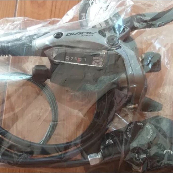 Brifter Shifter Caliper Set Hidraulic Alivio M4050 dan MT400 3x9 Speed