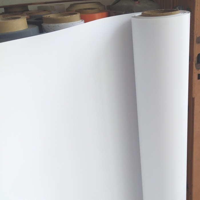 Tacon Sheet Lapisan Meja / Lemari PVC Sheet Motif putih Polos 188-10 - Putih Doff 10