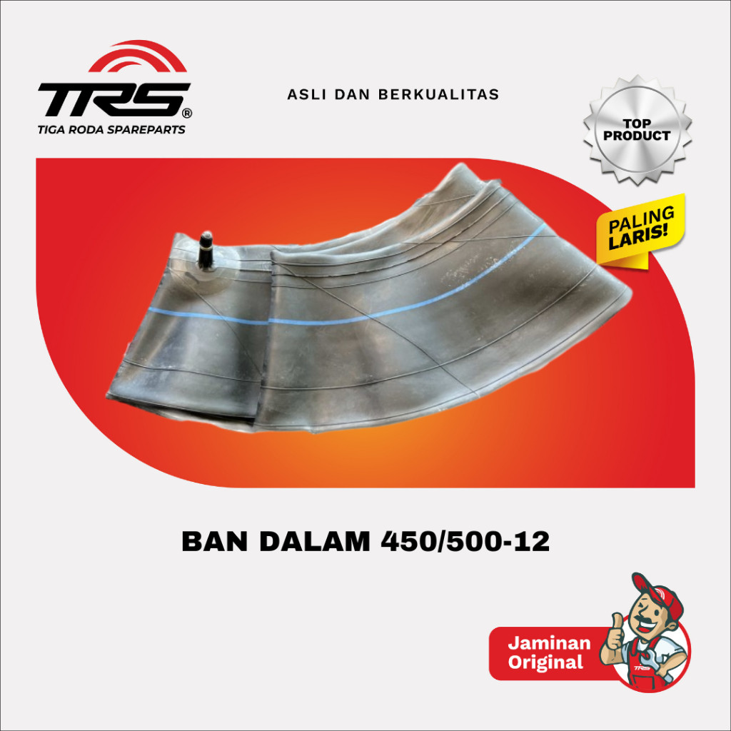 VIAR TRS Ban Dalam 450 500 12 Motor Tiga Roda Viar Tossa Kaisar Nozomi Jialing Spareparts TRS/R3