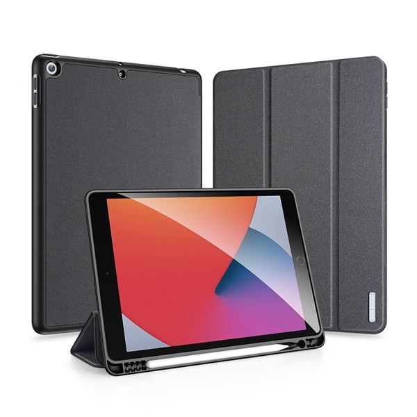 IPAD 9 10.2 INCH DUX DUCIS DOMO SERIES COVER CASING ORIGINAL - Hitam