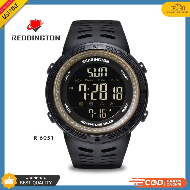 Jam Tangan Pria Fashion Reddington AJ 8006 LED Touch Watch - Bisa Bayar Ditempat - COD - Grosir