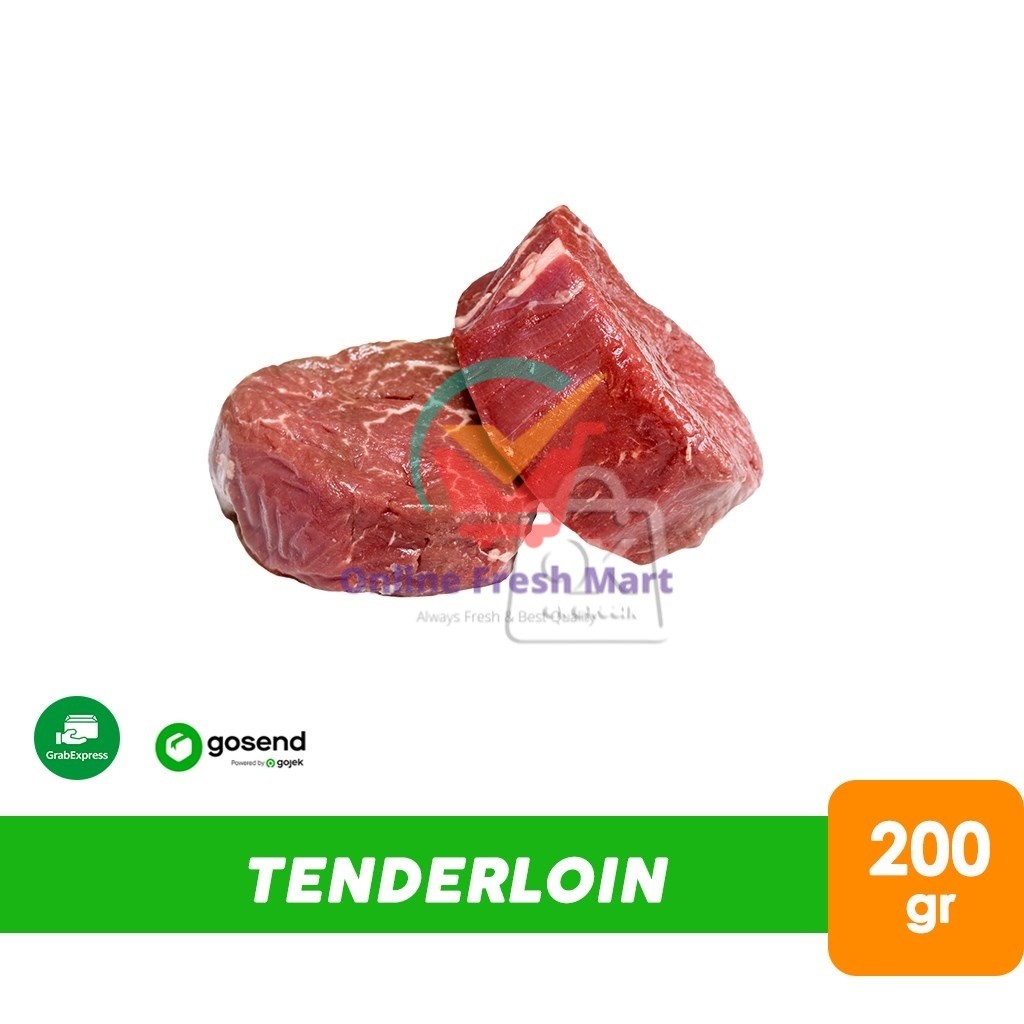 

Beef AUS Tenderloin Grade A 200gr (KHUSUS INSTANT) - Online Fresh Mart Denpasar