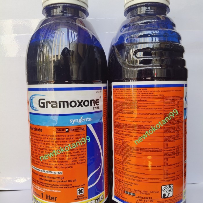 Herbisida GRAMOXONE 1 liter gramason racun rumput dan gulma tipe pembakar