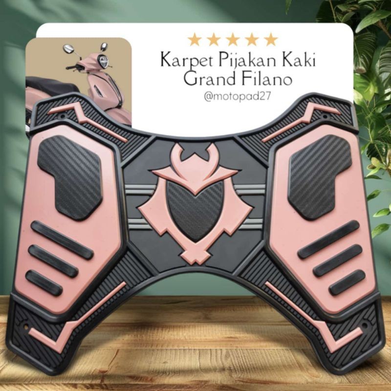 pijakan kaki karpet filano pijakan kaki motor Yamaha grand filano 125 Karpet motor Filano 125
