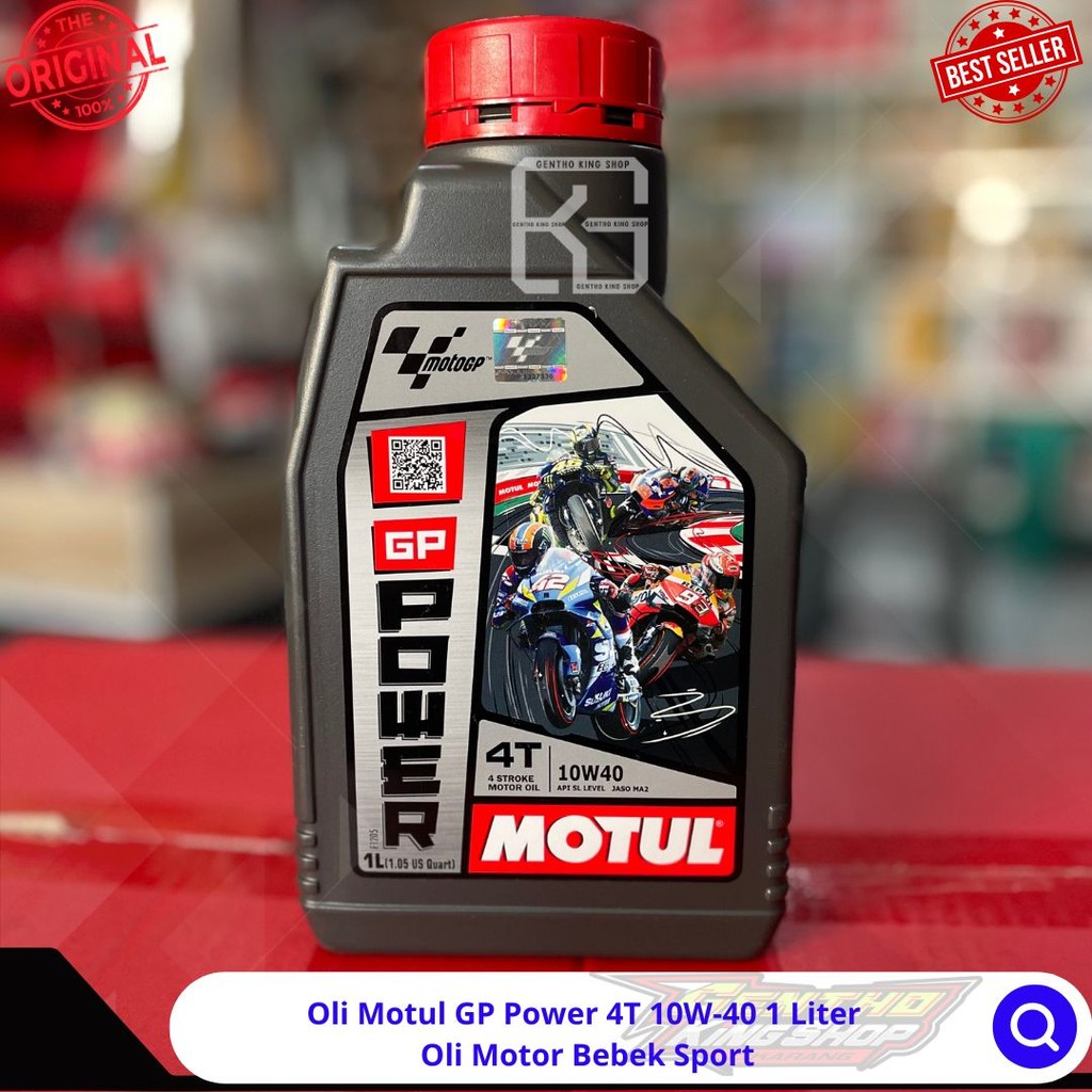 Oli Motul GP Power 4T 10W-40 1 Liter Oli Motor Bebek Sport