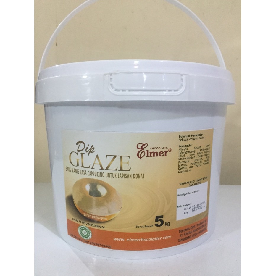 

✨TERLARIS -Elmer Cappucino GOLD Dip Glaze 500gr
