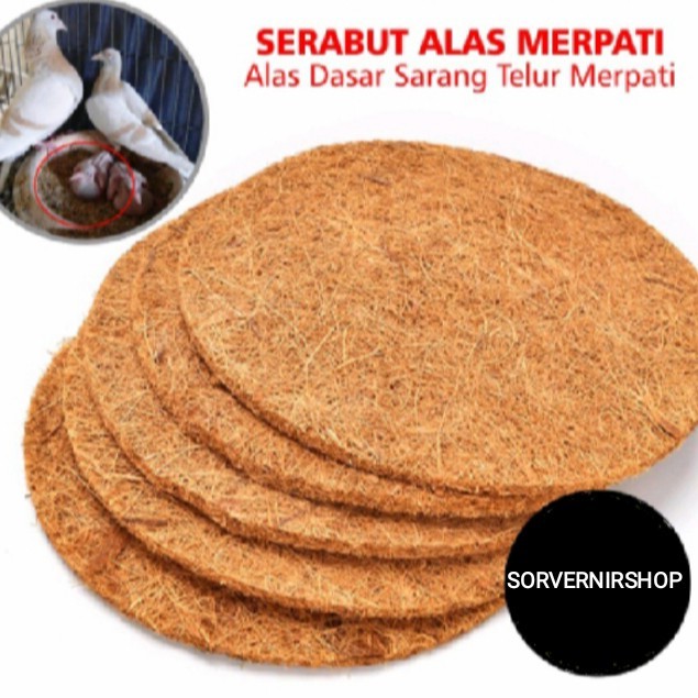 Alas sarang burung merpati cocofiber sarang lovebird kenari